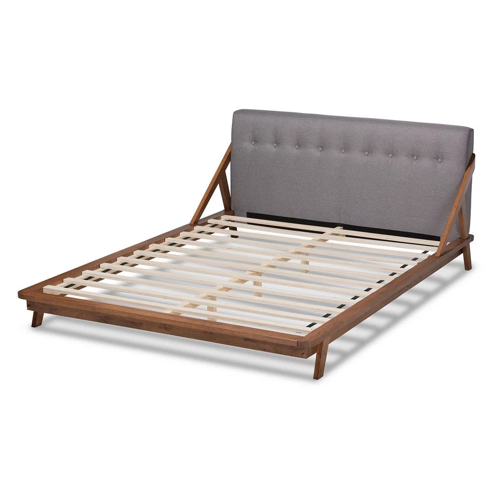 Dawniel Tufted Low Profile Platform Bed - From Where - 