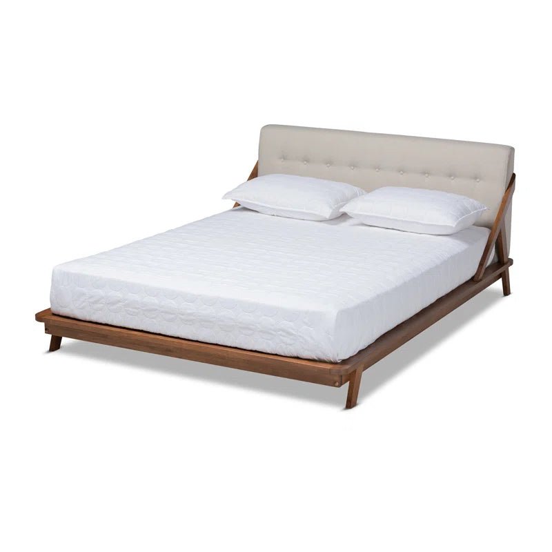 Dawniel Tufted Low Profile Platform Bed - From Where - 