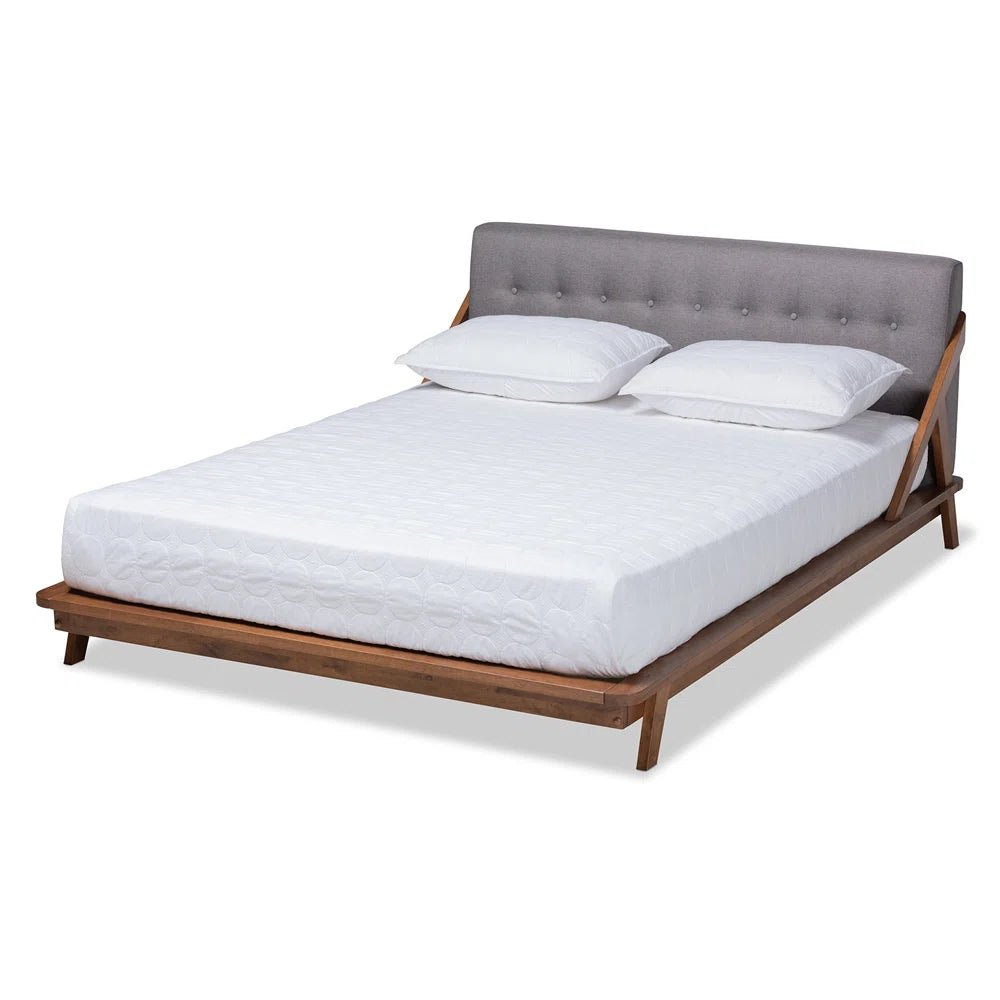 Dawniel Tufted Low Profile Platform Bed - From Where - 