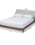 Dawniel Tufted Low Profile Platform Bed - From Where - 