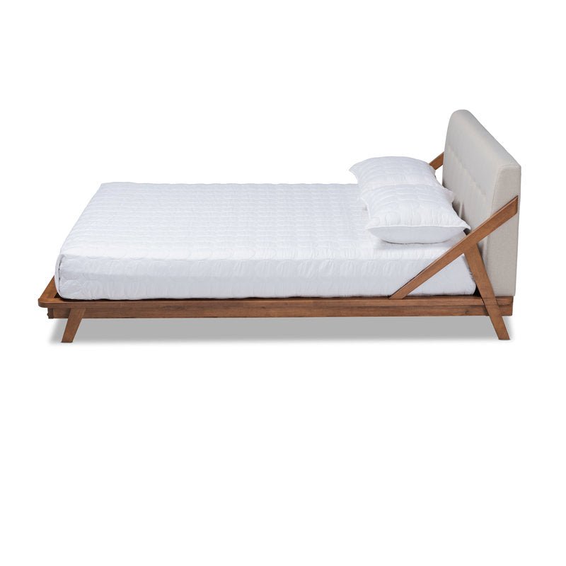 Dawniel Tufted Low Profile Platform Bed - From Where - 