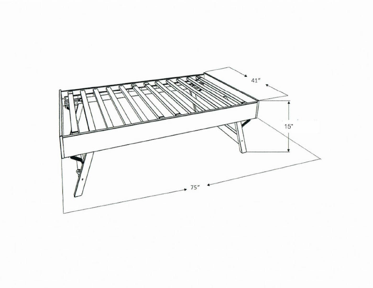Daybed with Pop Up Trundle Bed - From Where - 