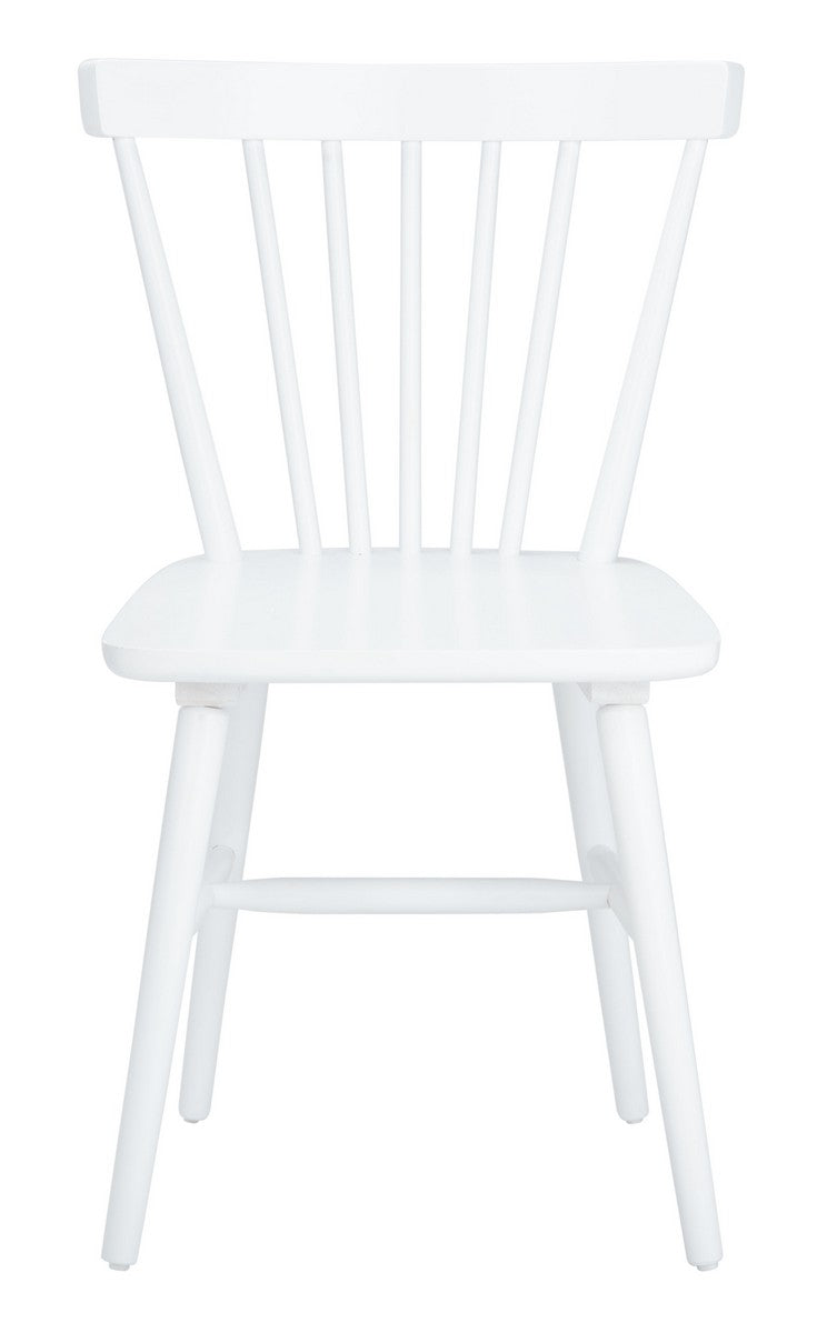Safavieh Winona Spindle Back Dining Chair Set 2, White Natural