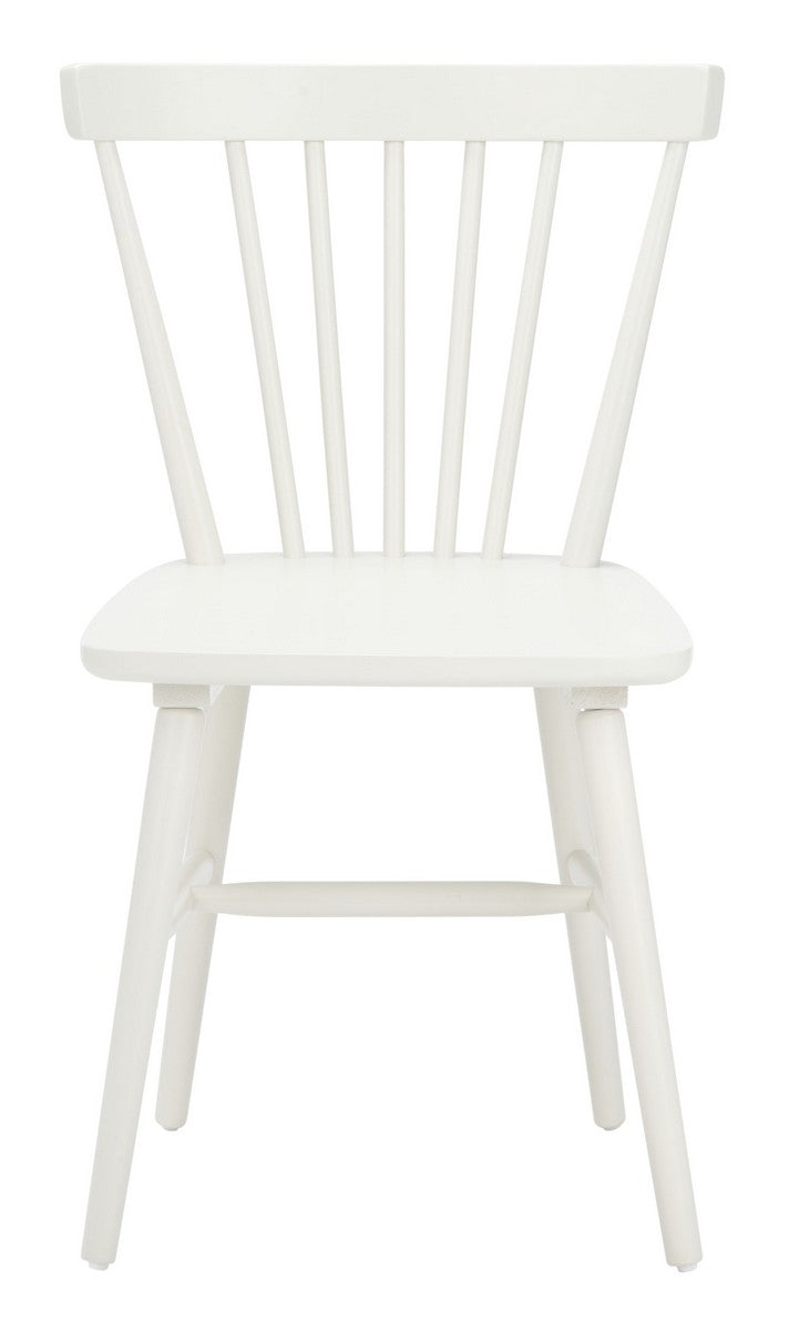 Safavieh Winona Spindle Back Dining Chair Set 2, White Natural