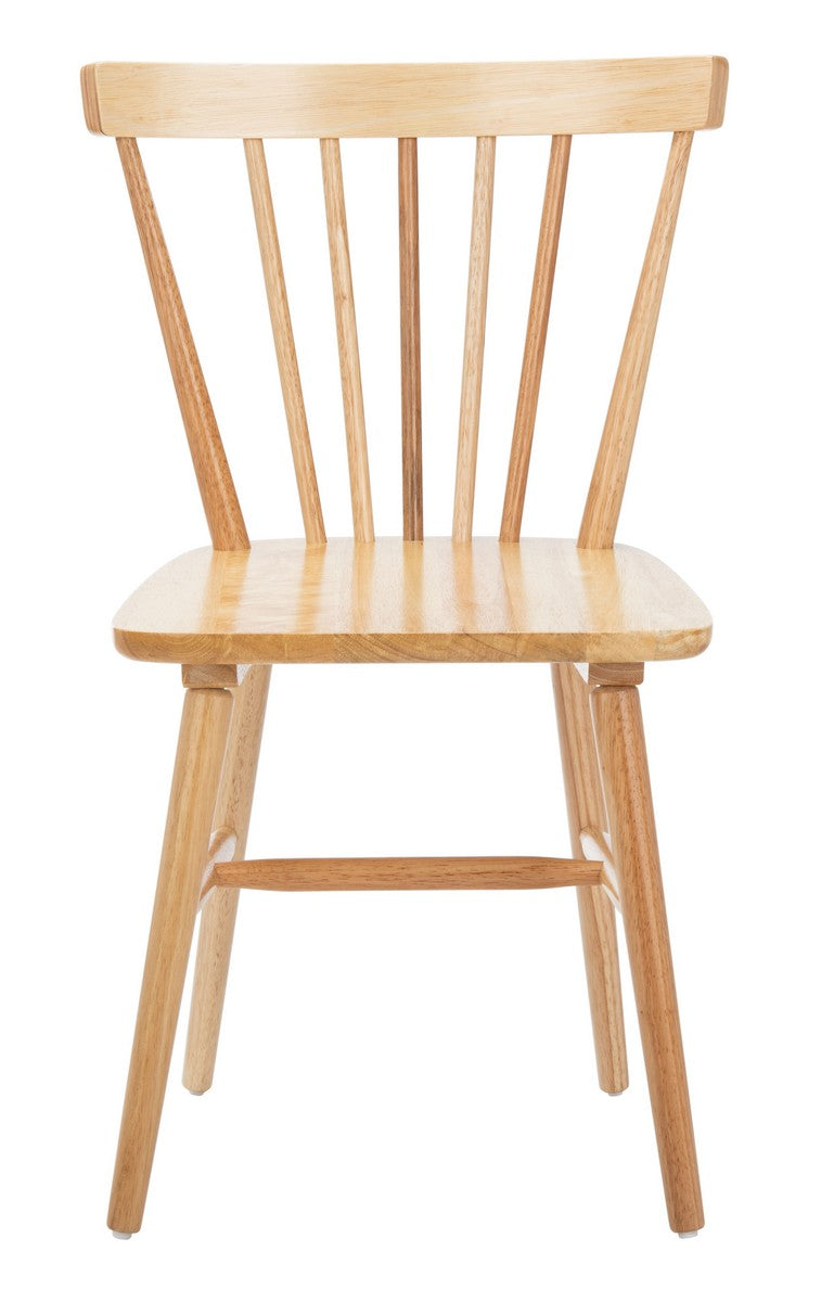 Safavieh Winona Spindle Back Dining Chair Set 2, White Natural
