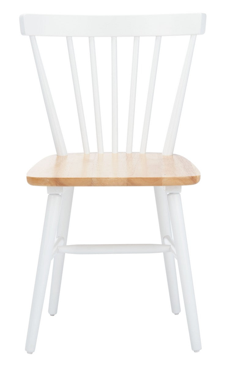 Safavieh Winona Spindle Back Dining Chair Set 2, White Natural