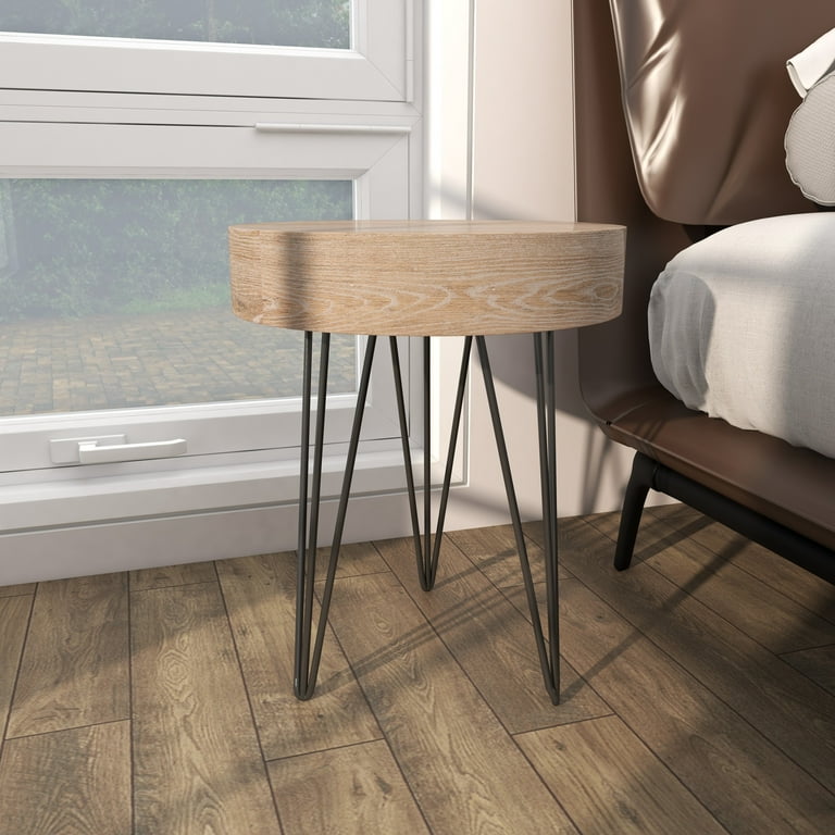 https://www.walmart.com/ip/DecMode-16-x-19-Brown-Wood-Accent-Table-with-Black-Metal-Hairpin-Legs-1-Piece/364505633