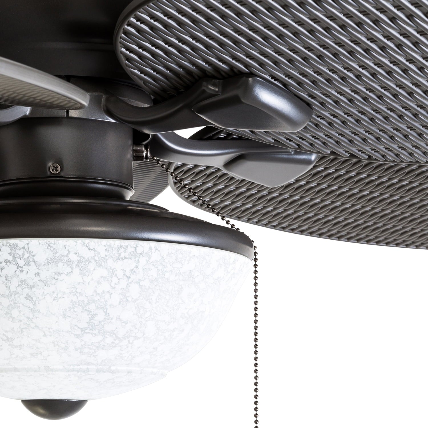 Prominence Home Inland Breeze 52" Bronze Indoor/Outdoor Ceiling Fan with 5 Blades, Bowl Light Kit, Pull Chains & Reverse Airflow
