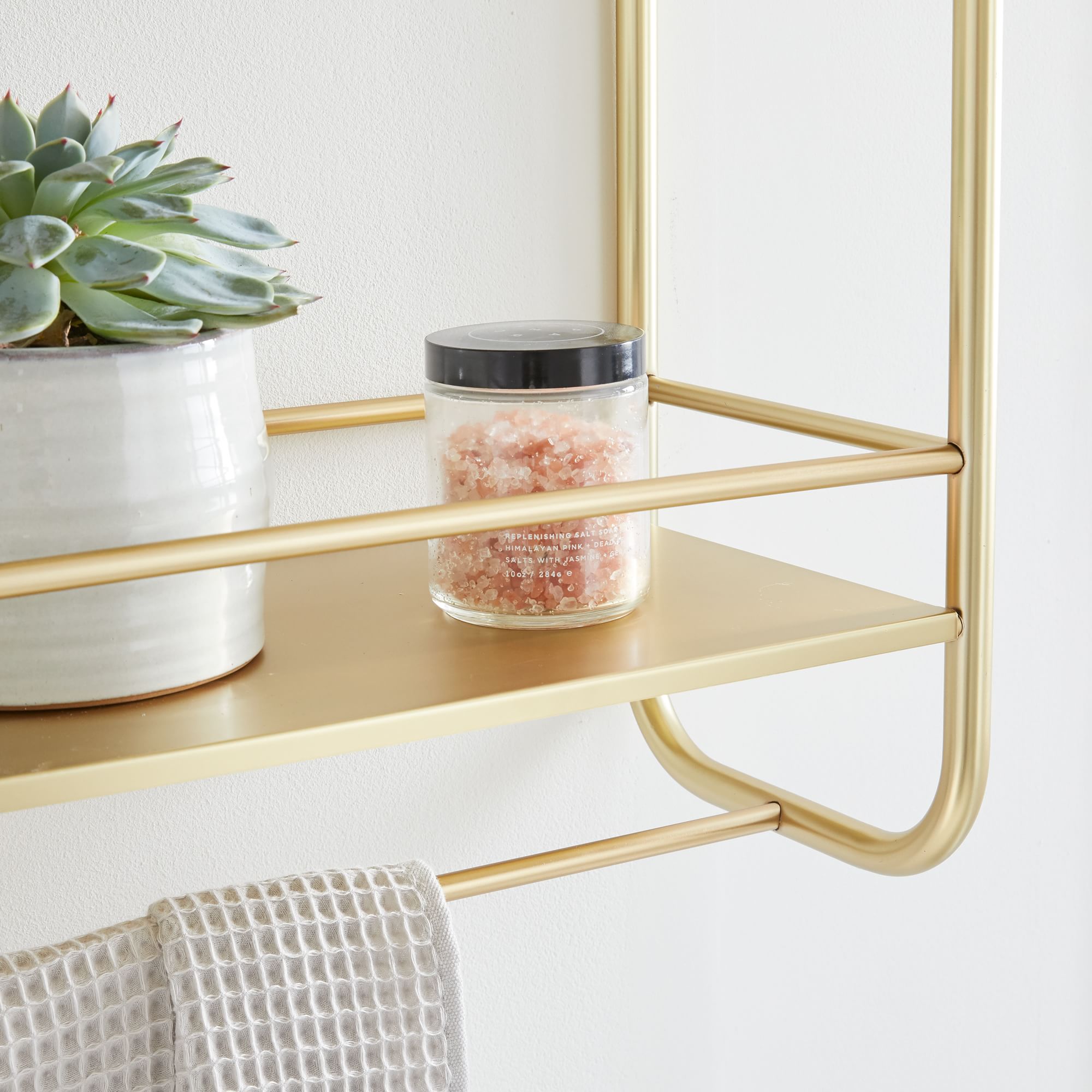 Deco Curve Metal Wall Shelves - From Where - 