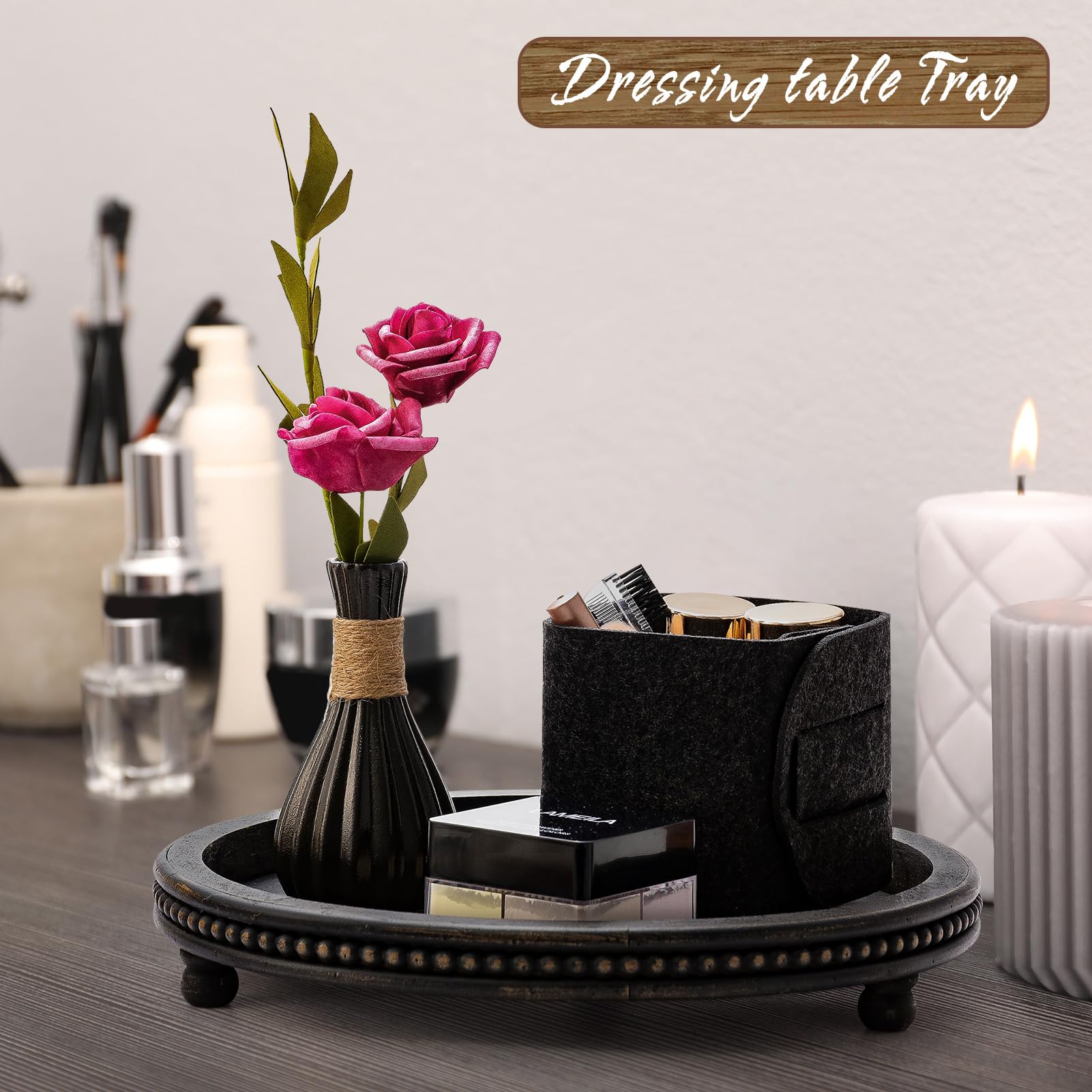 Decorative Beaded Tray Decor - From Where - 