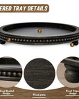 Decorative Beaded Tray Decor - From Where - 