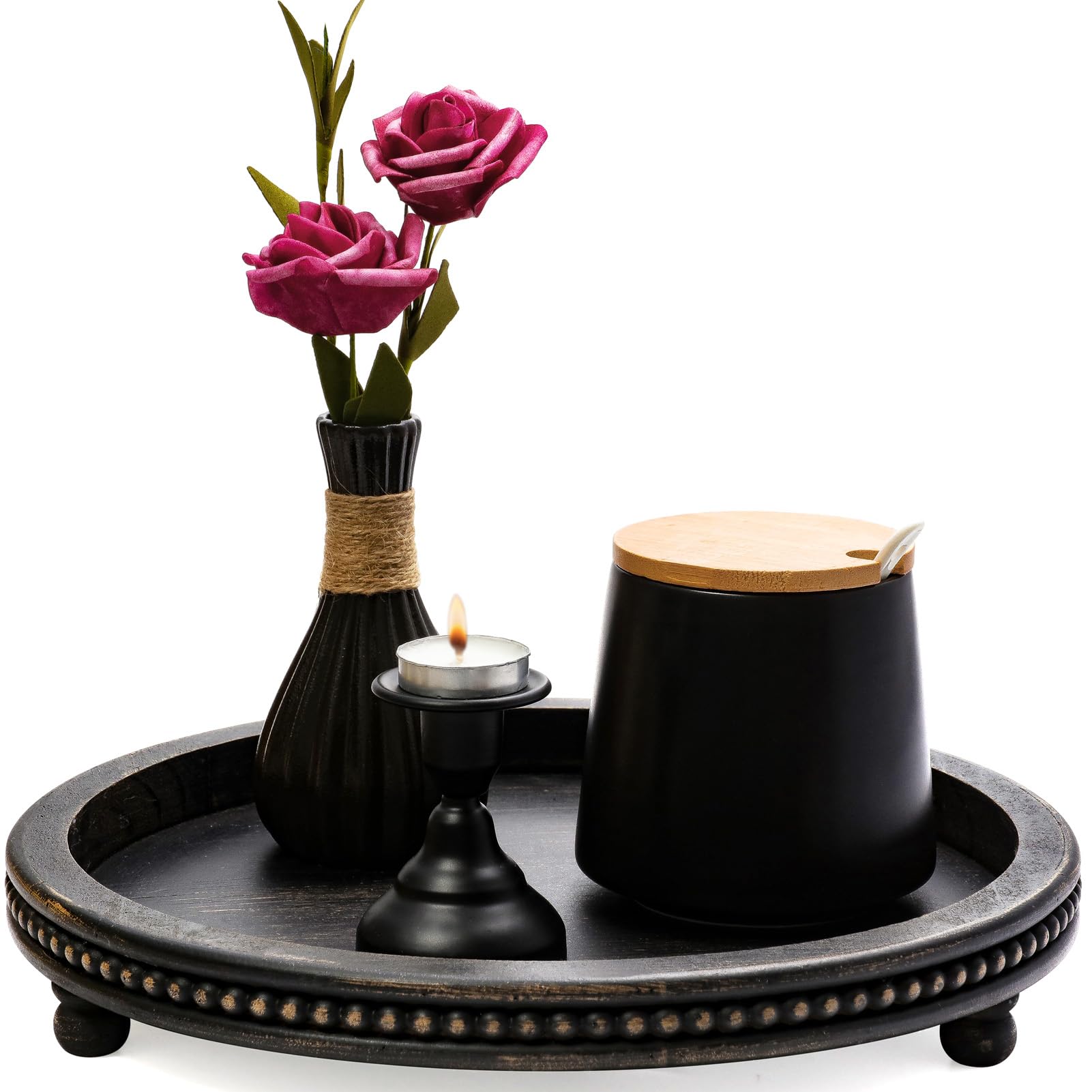 Decorative Beaded Tray Decor - From Where - 