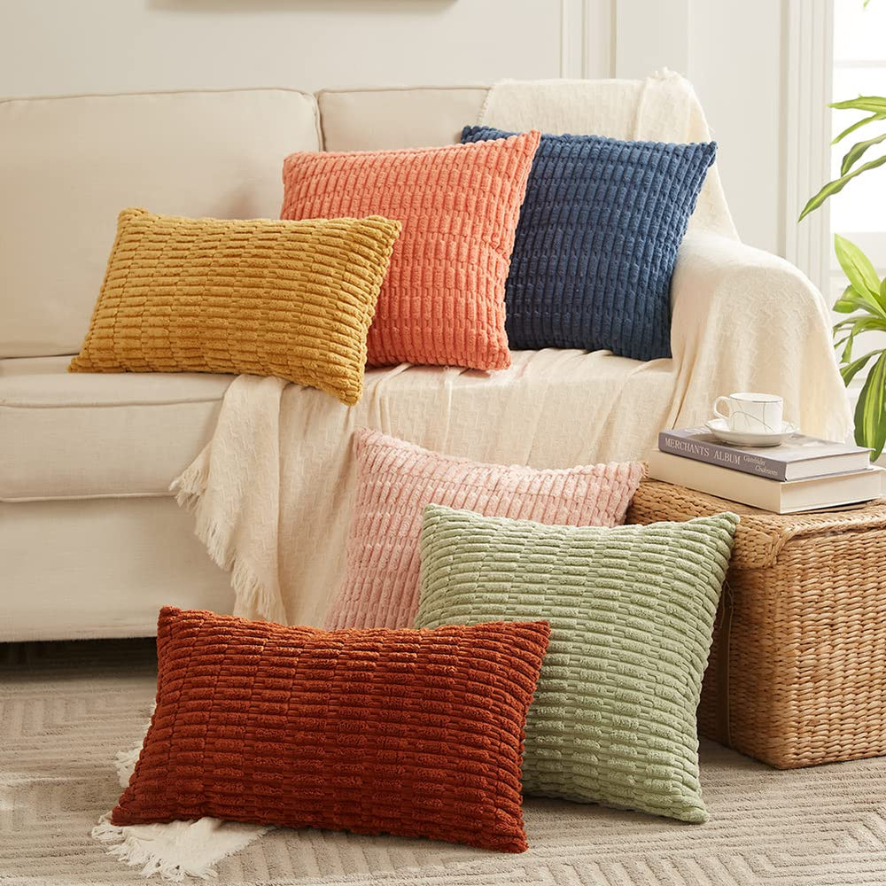 Decorative Throw Pillow Covers (Set of 2) - From Where - 