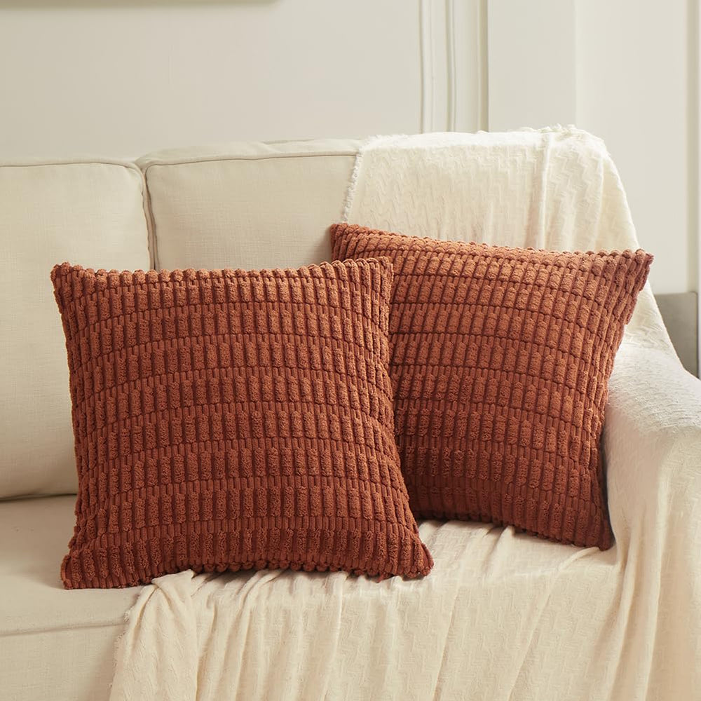 Decorative Throw Pillow Covers (Set of 2) - From Where - 