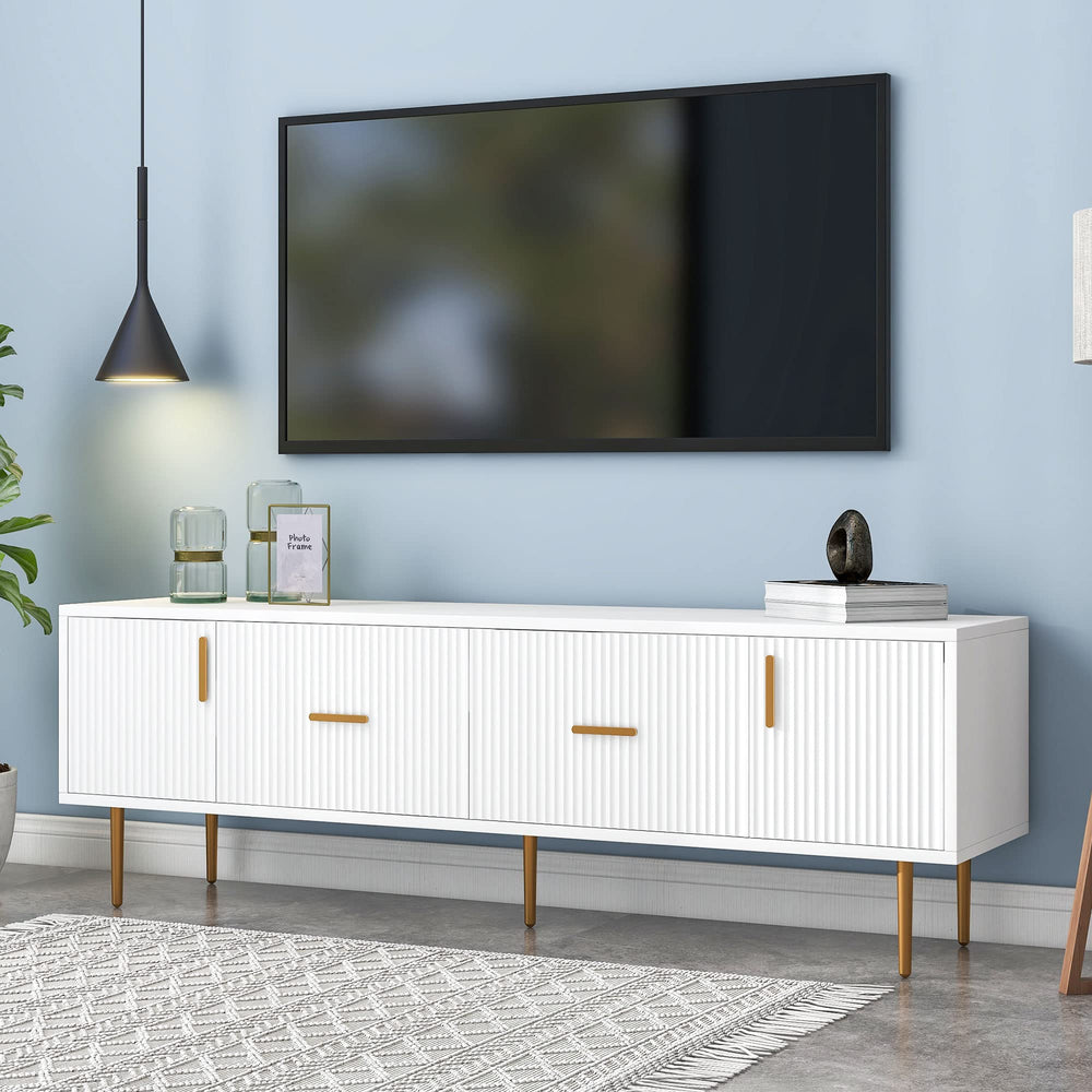 Delicate TV Stand for TV up to 75in - From Where Finds - 