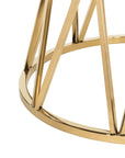 Delsy Glass Top End Table - From Where Finds - 