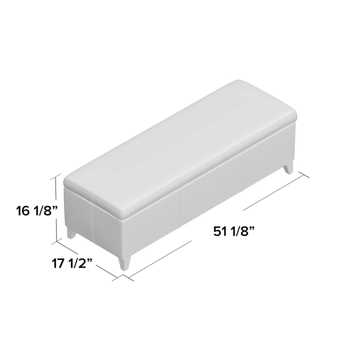 Denali Rectangle Storage Bench - From Where - 
