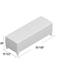 Denali Rectangle Storage Bench - From Where - 