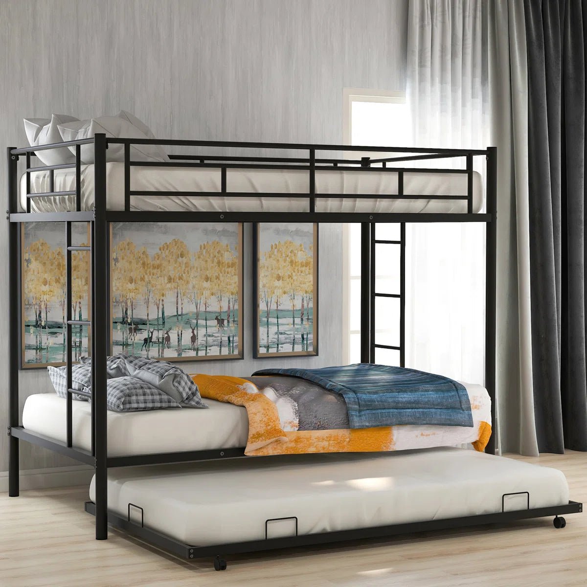 Denali Twin Bunk Bed with Trundle - From Where - 