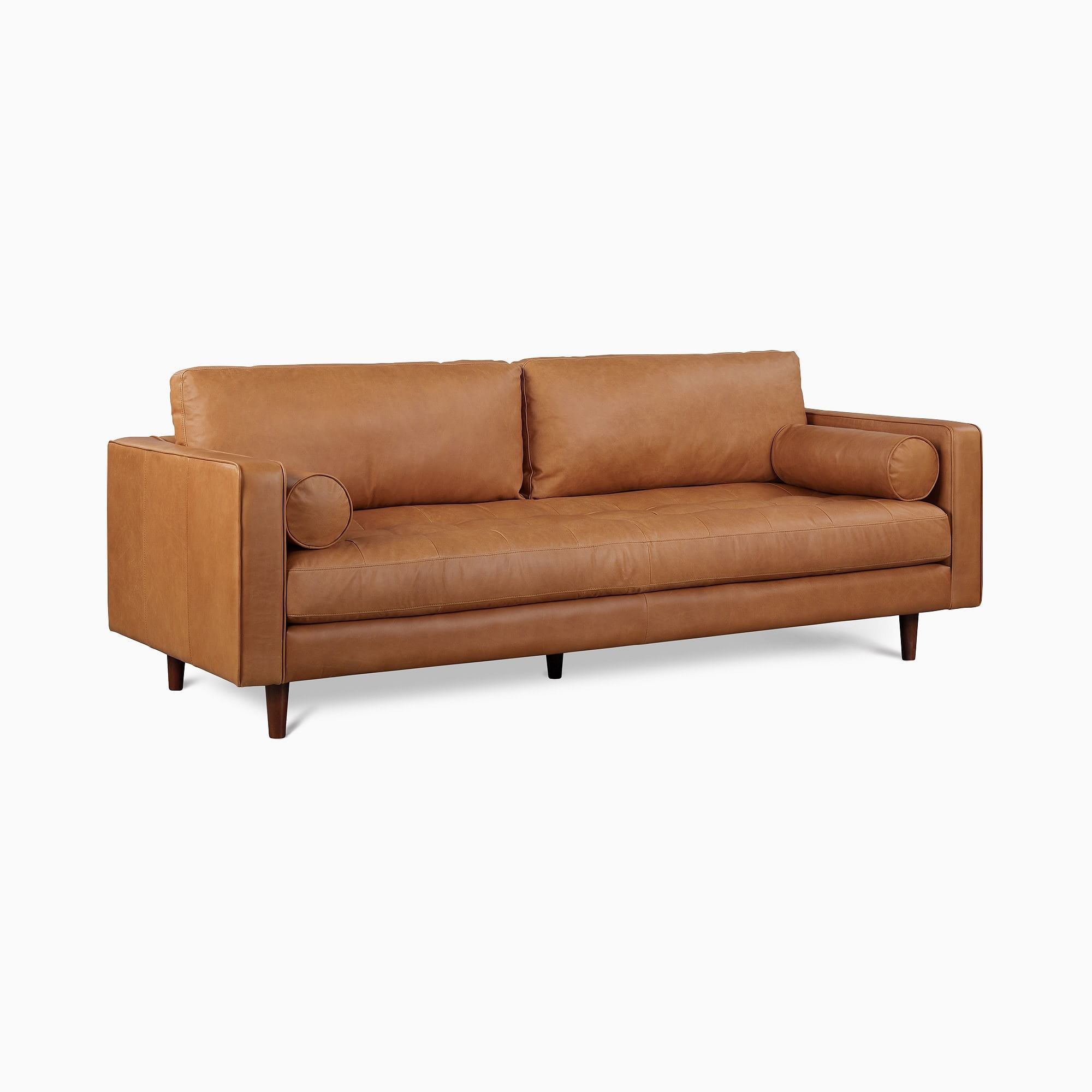 Dennes Leather Sofa - From Where - 