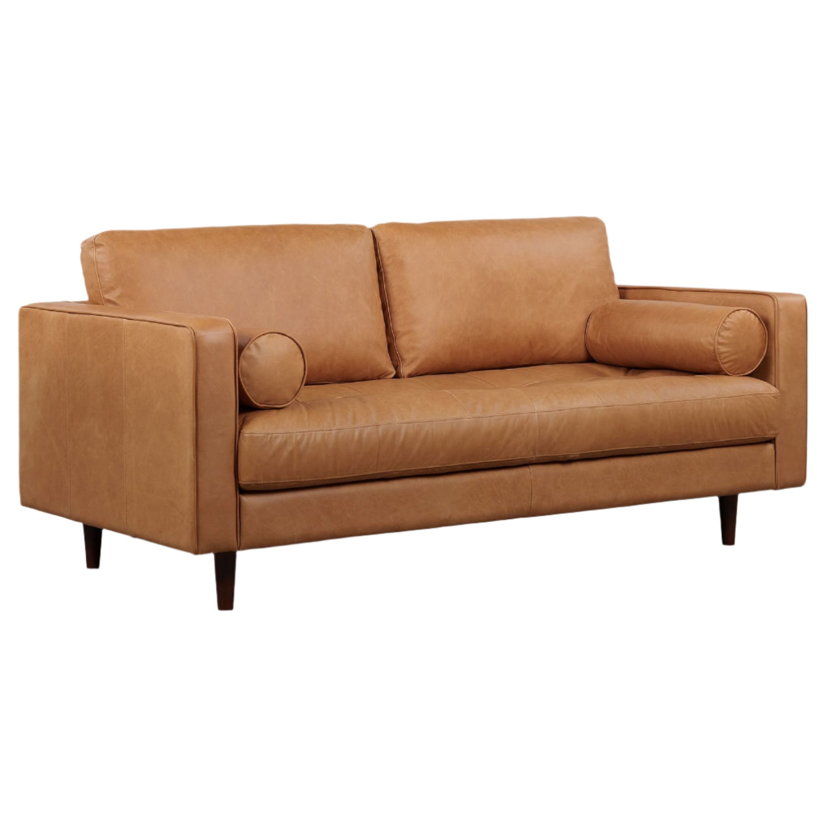 Dennes Leather Sofa - From Where - 