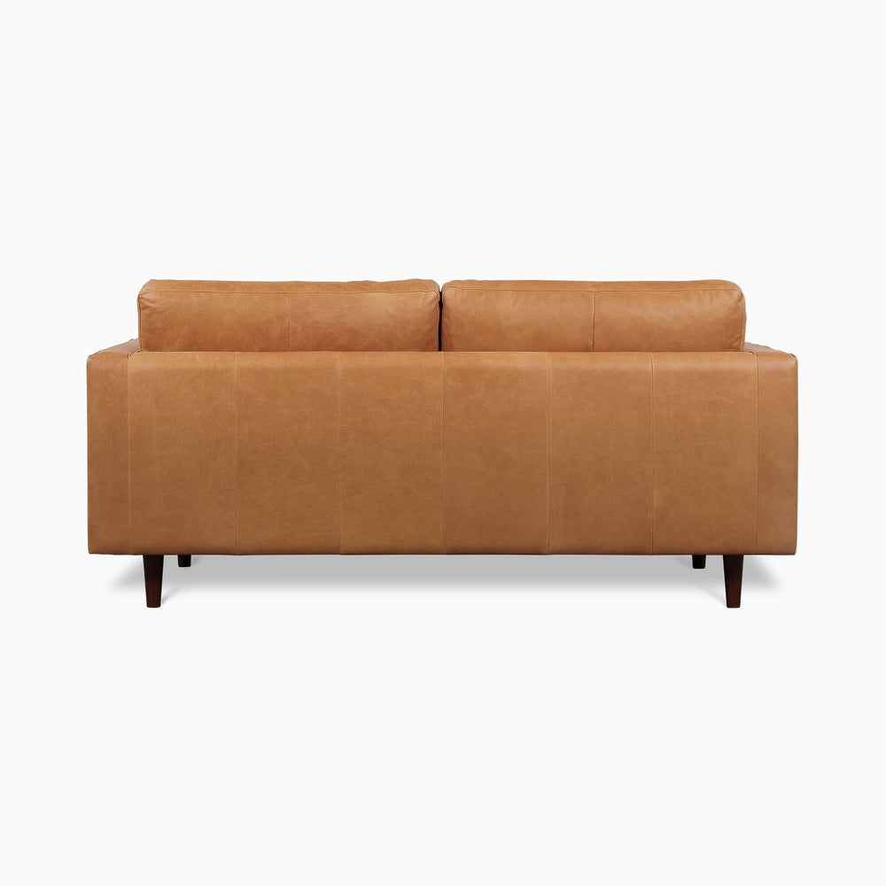 Dennes Leather Sofa - From Where -