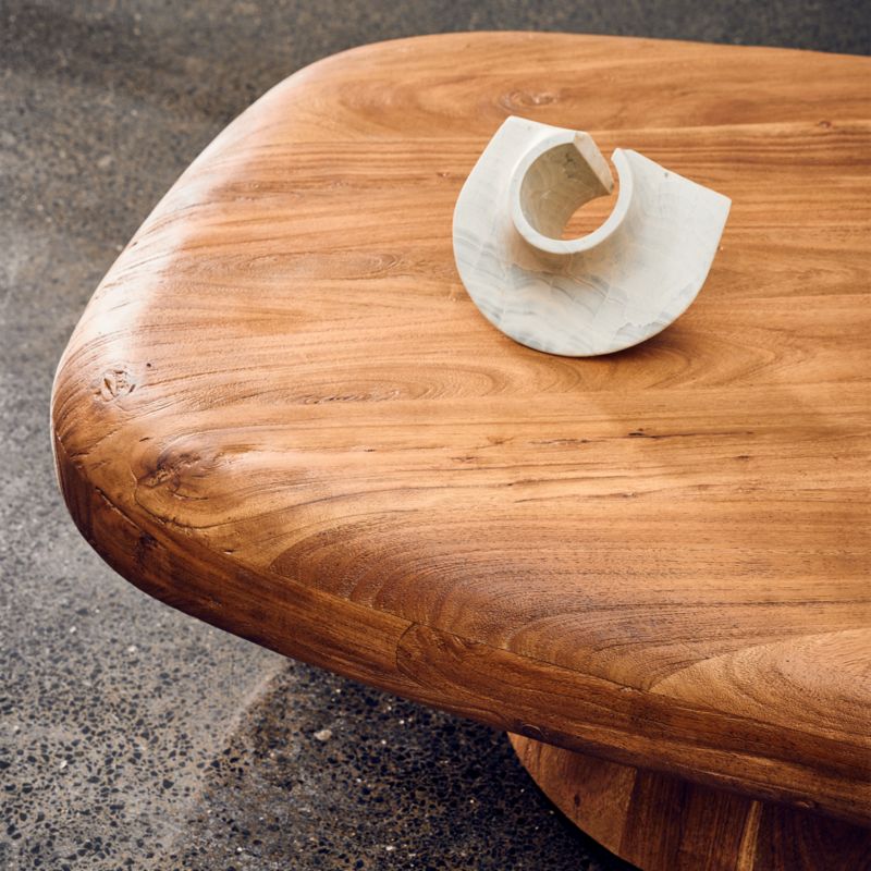 Derrico 46" Acacia Wood Coffee Table - From Where - 