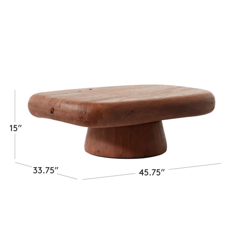 Derrico 46&quot; Acacia Wood Coffee Table - From Where - 