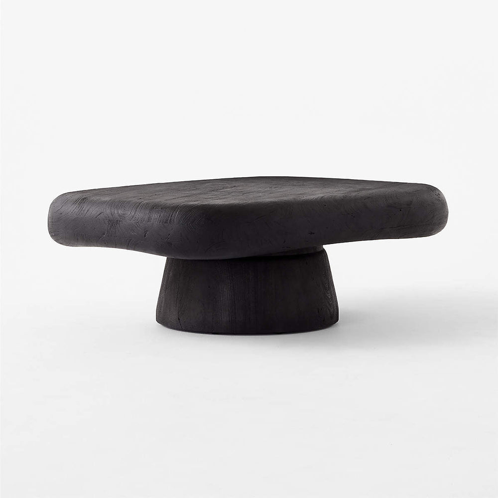 Derrico 46" Acacia Wood Coffee Table - From Where Finds -