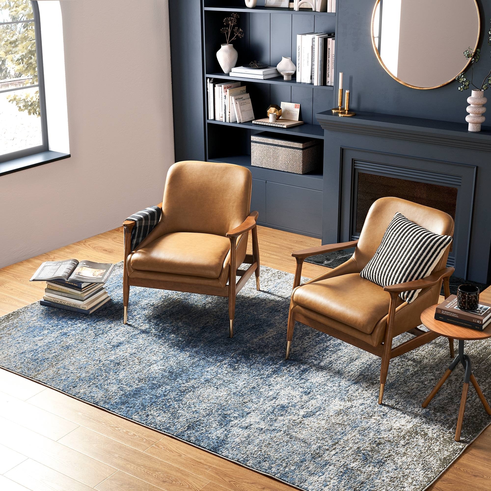 Desmond Leather Armchair - From Where Finds -
