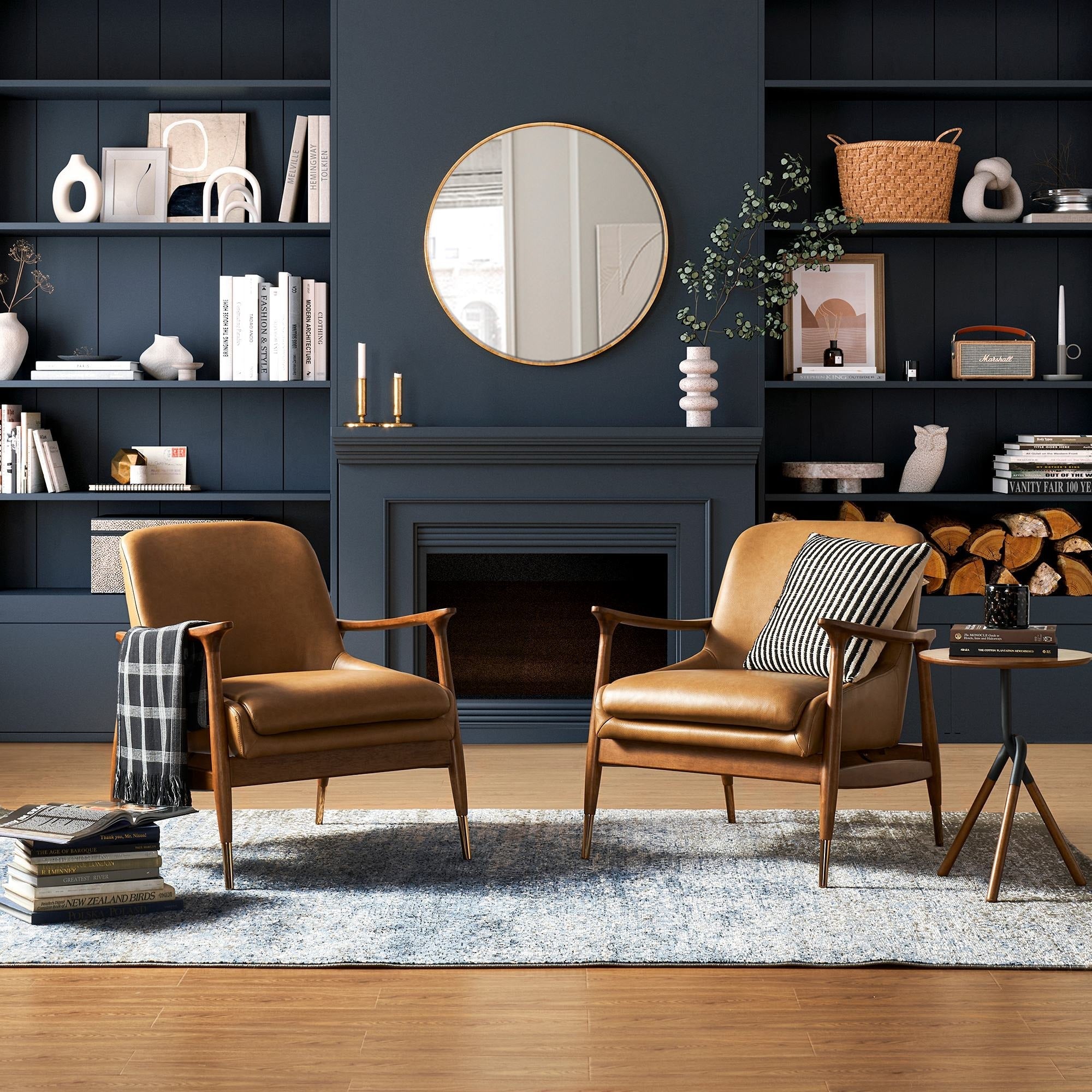 Desmond Leather Armchair - From Where Finds -