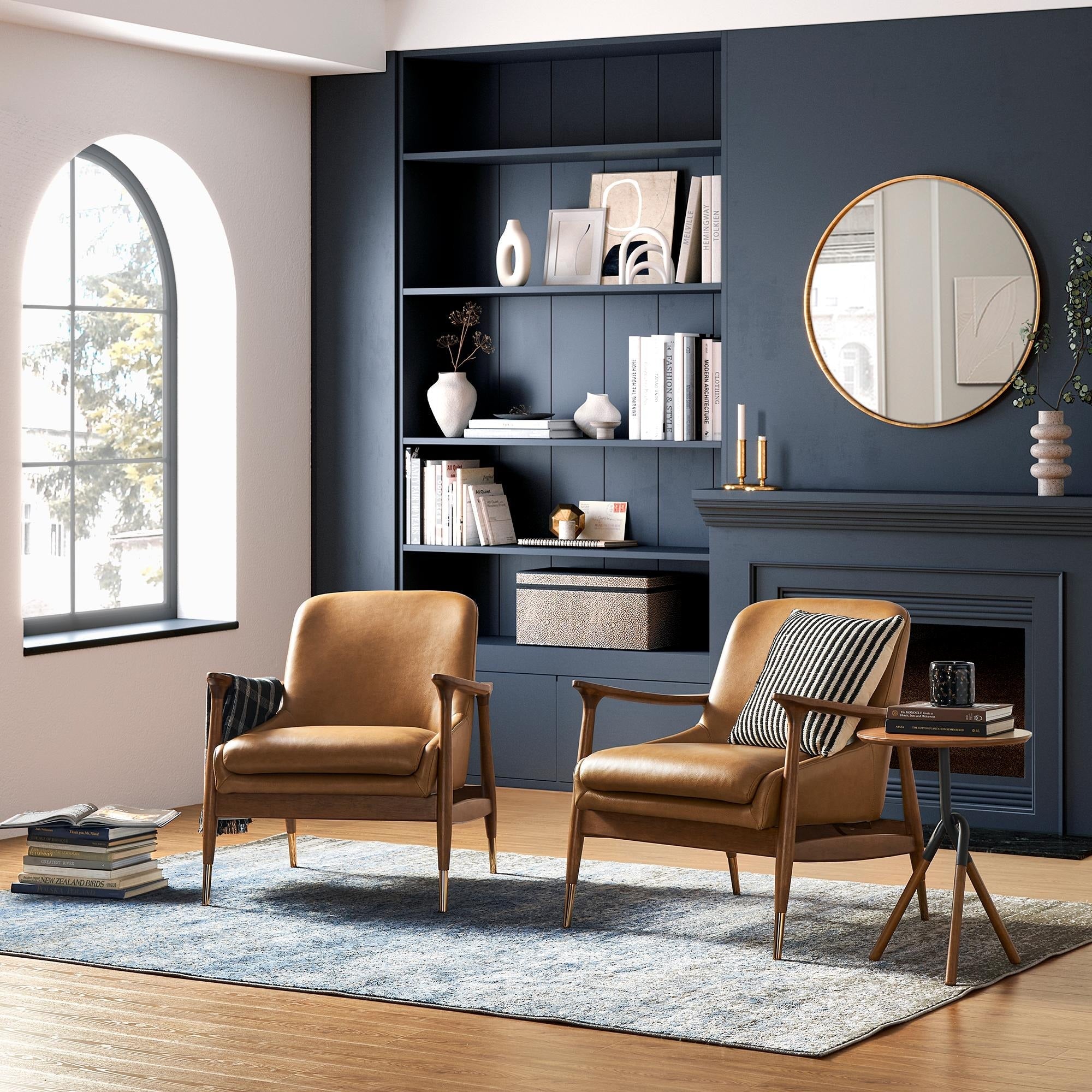 Desmond Leather Armchair - From Where Finds -