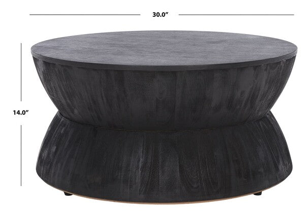 Detroit Black Coffee Table - From Where - 