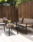 Devoko 4 Pieces Patio Furniture - From Where - 