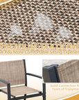 Devoko 4 Pieces Patio Furniture - From Where - 