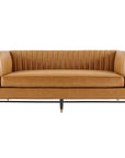 Devote Channel Tufted Vegan Leather Loveseat - From Where Finds - 