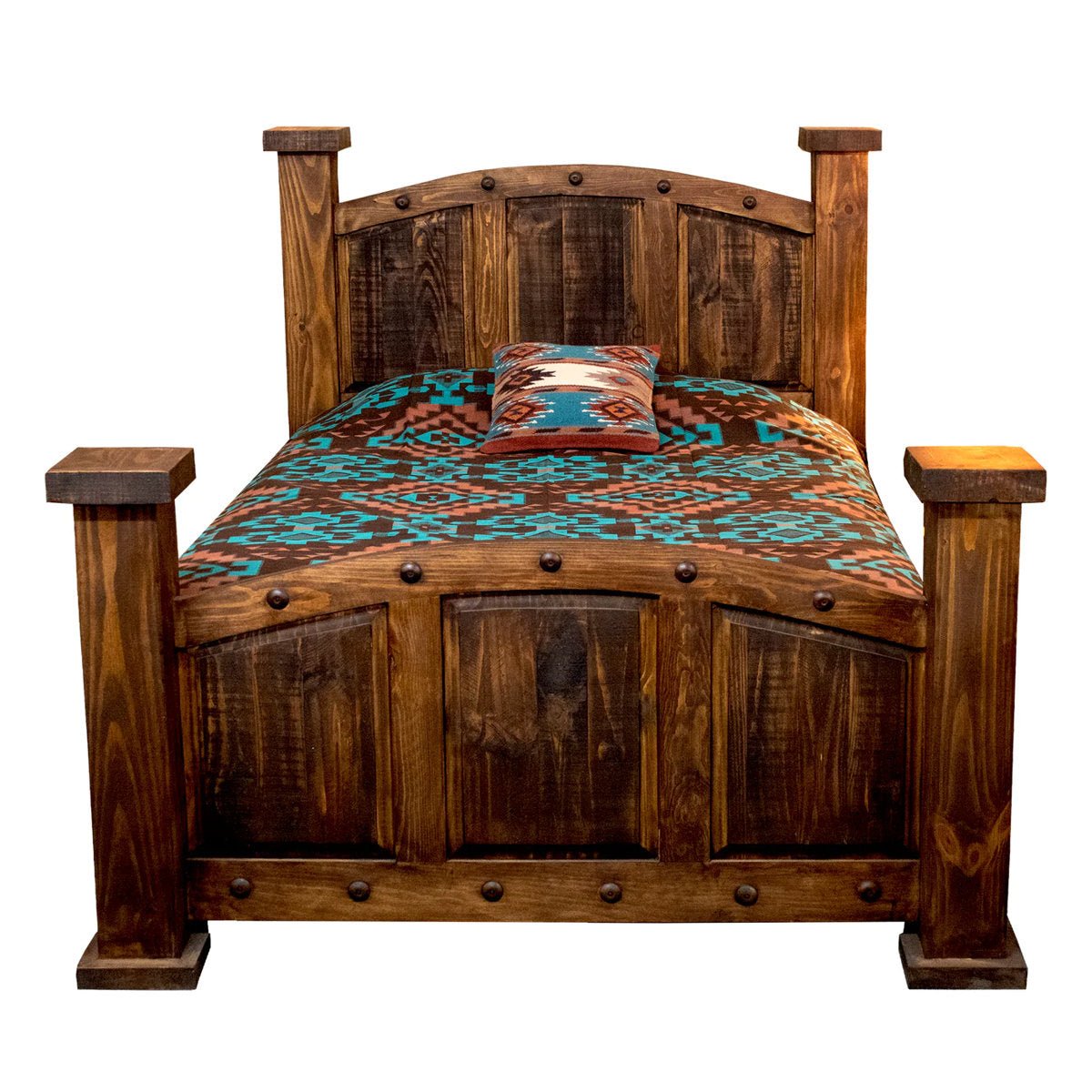 Diesha Solid Wood Standard Bed - From Where - 