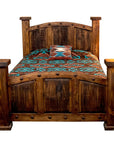 Diesha Solid Wood Standard Bed - From Where - 