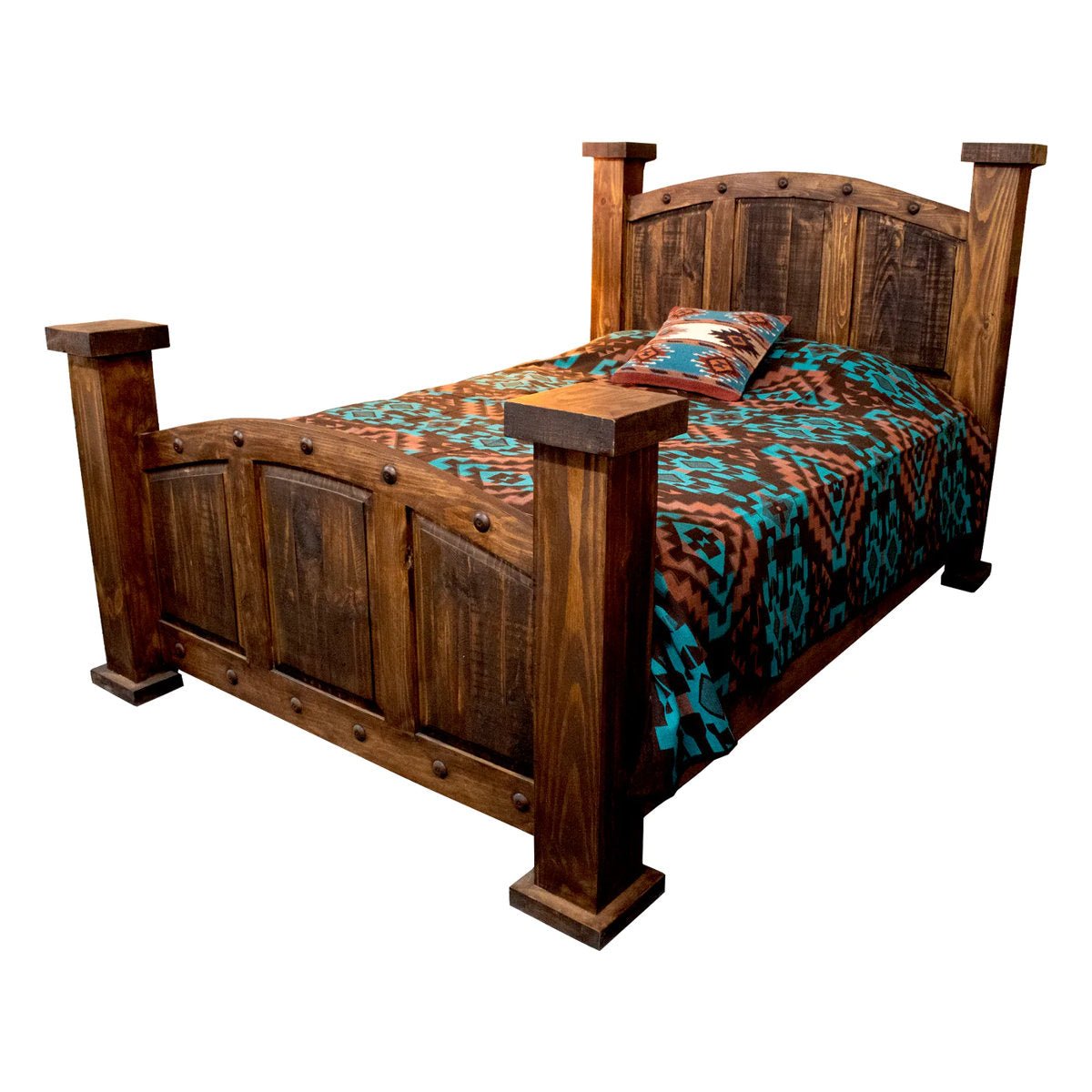 Diesha Solid Wood Standard Bed - From Where - 