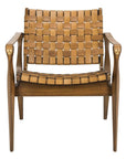 Dilan Leather Safari Chair - From Where - 