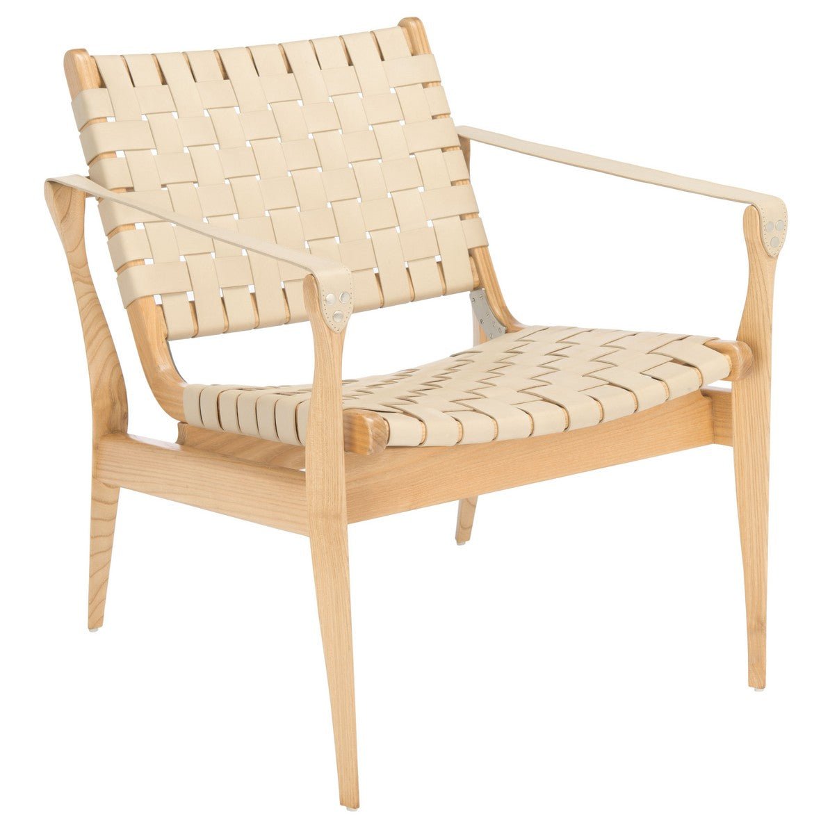 Dilan Leather Safari Chair - From Where - 