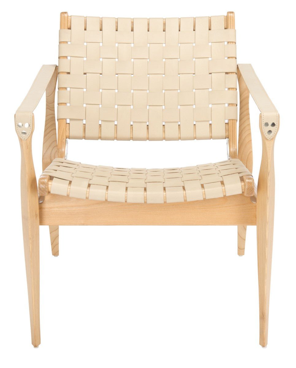 Dilan Leather Safari Chair - From Where - 