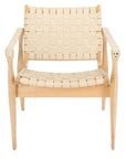 Dilan Leather Safari Chair - From Where - 