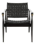 Dilan Leather Safari Chair - From Where - 