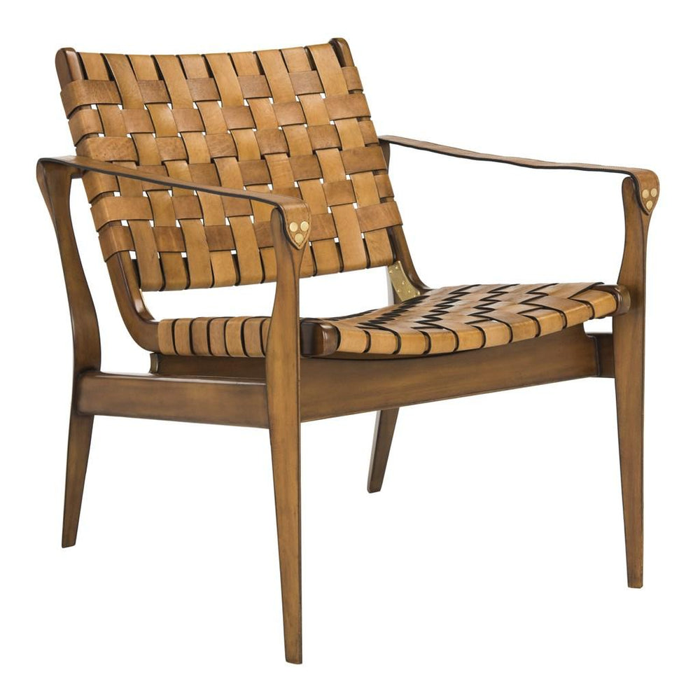 Dilan Leather Safari Chair - From Where -