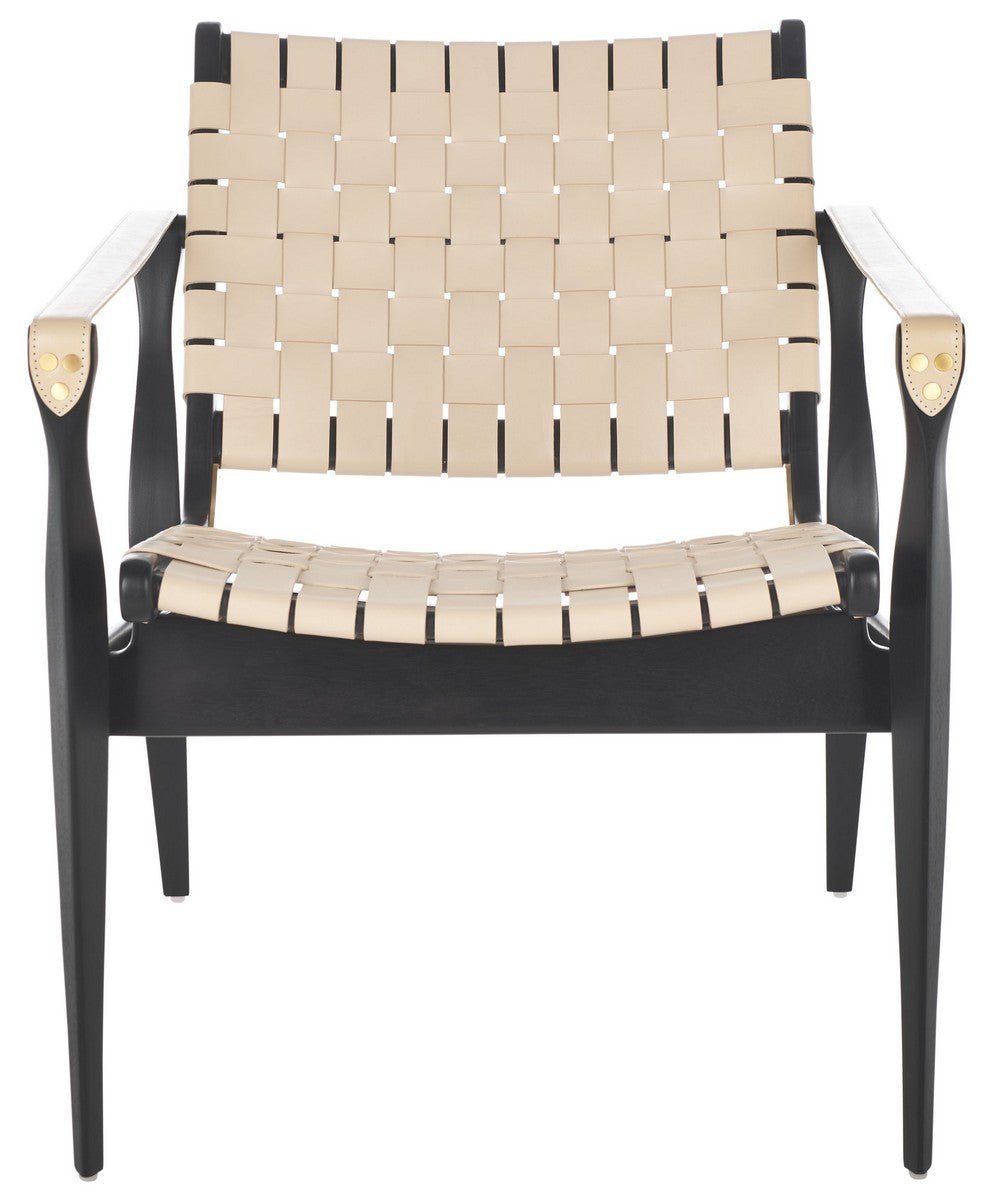 Dilan Leather Safari Chair - From Where - 