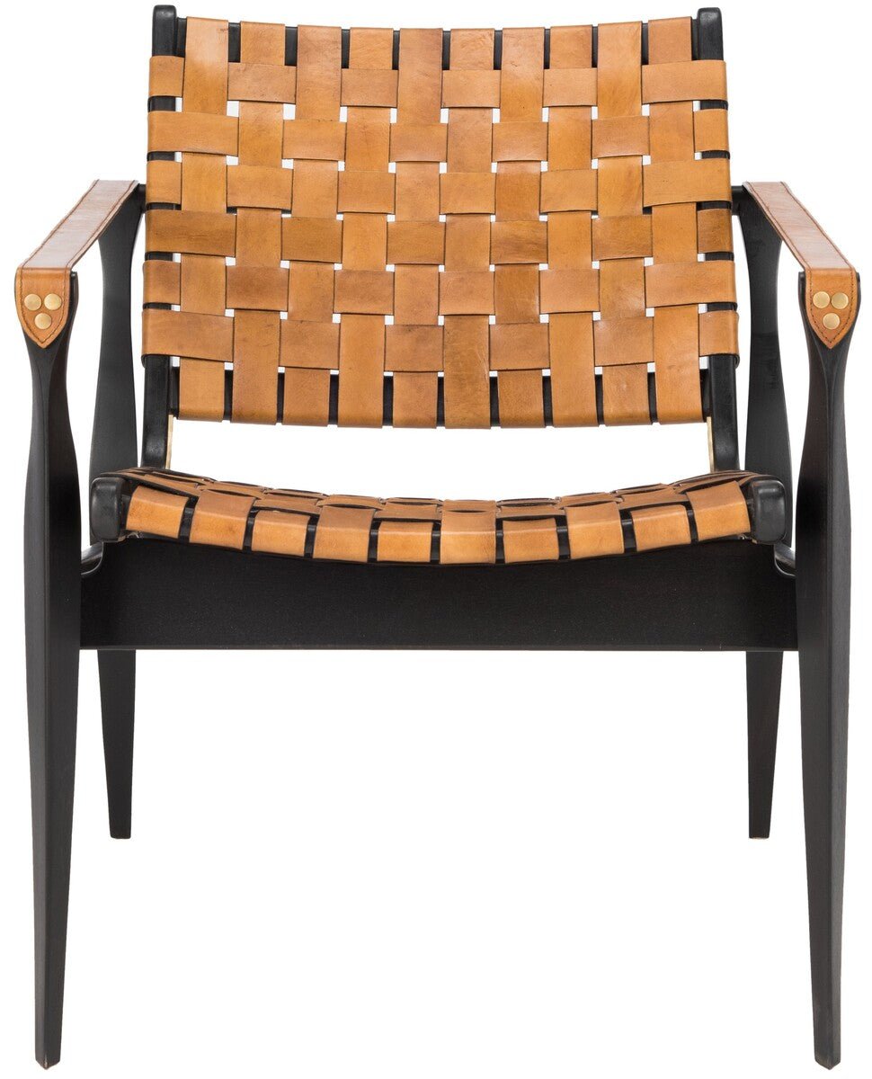 Dilan Leather Safari Chair - From Where Finds - 