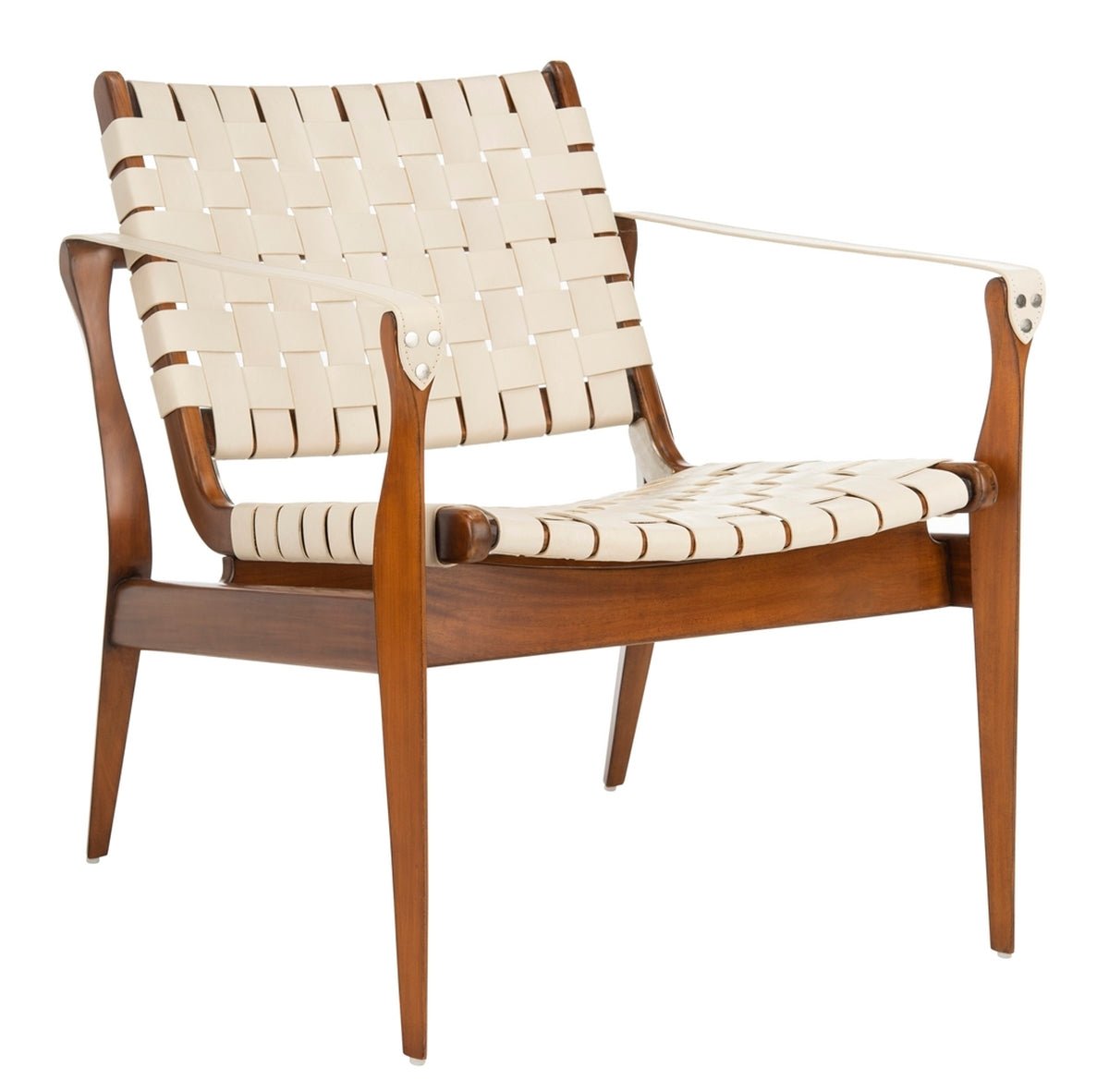 Dilan Leather Safari Chair - From Where - 