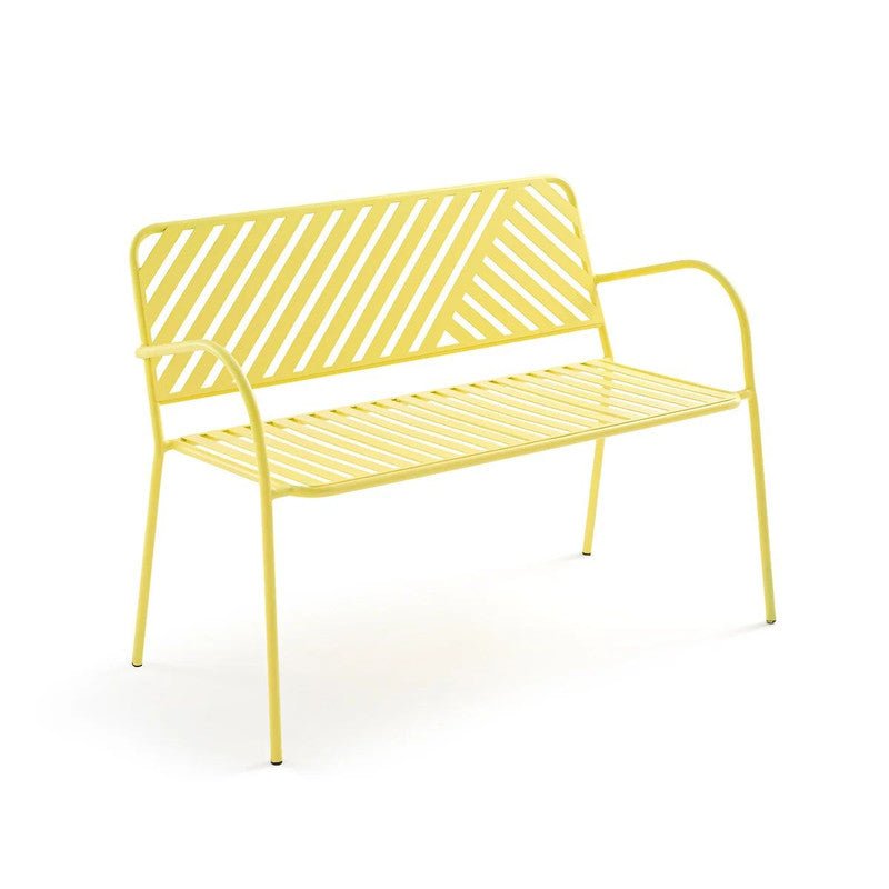 Dimino Steel Garden Bench - From Where - 