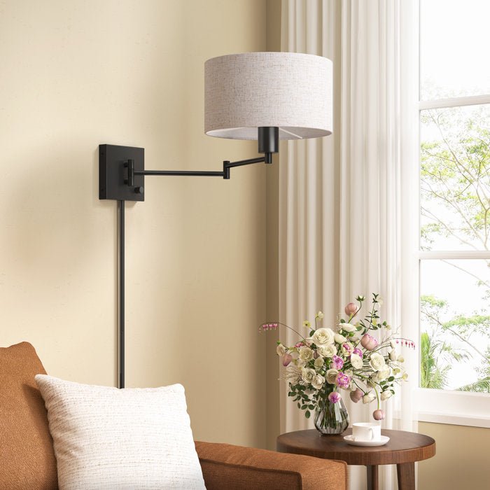 Dimmable Swing Arm Wall Sconce - From Where - 